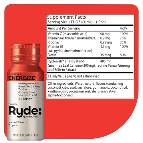 RYDE Variety Shots (12 Fl Oz)