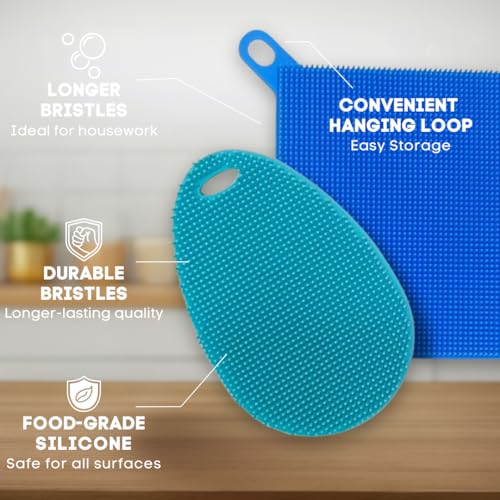 Silicone Dish Sponge Dish Scrubber