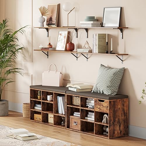 Long Wall Shelves (2 Count)