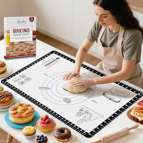 Silicone Baking Mat with 10 Recipes