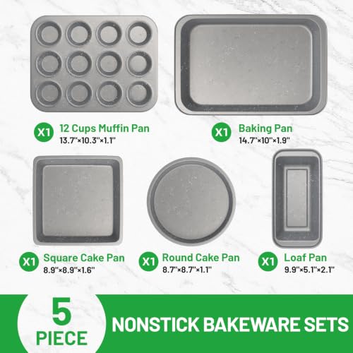 5 Piece Baking Pans Set (5 Count)
