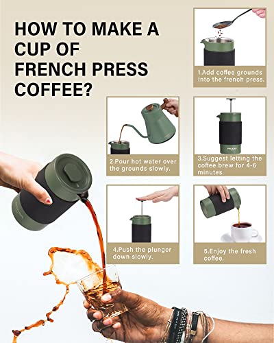 POLIVIAR French Press Coffee Maker