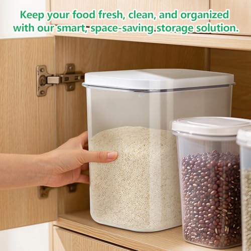 Airtight Rice Container 25 Lbs with Handle and Cup