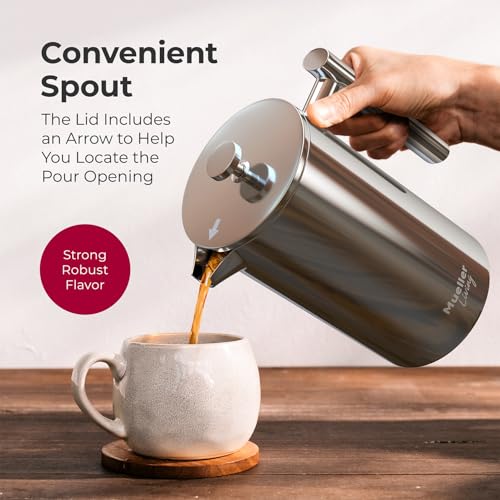 Living French Press Coffee Maker 34oz