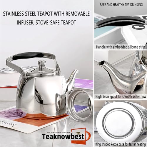 Stainless Steel Teapot with Infuser