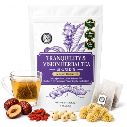 Tranquility Relaxation & Sleep Support Traditional Chinese Herbal Tea for Modern Wellness