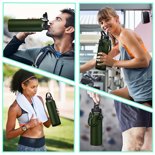 40OZ Water Bottle Stainless Steel (9 Count)