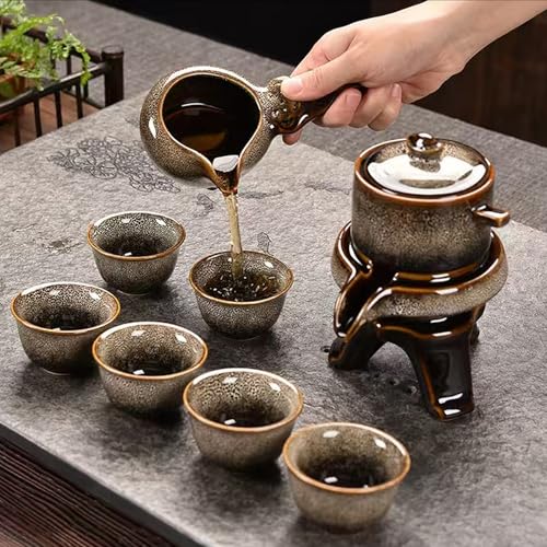 Lazy Tea Set Automatic Stone Grinding Pot