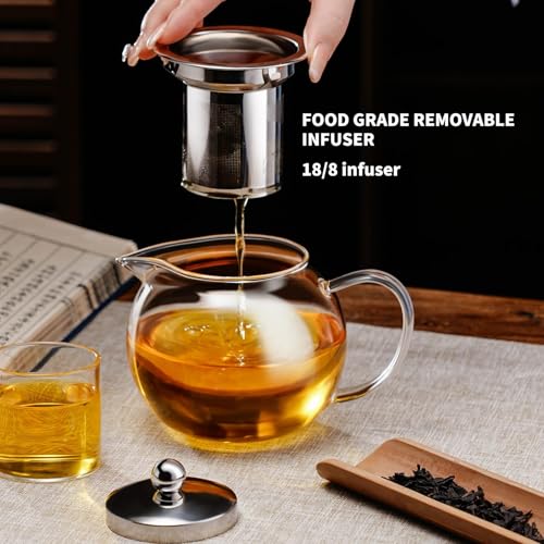 Glass Teapot for Stovetop
