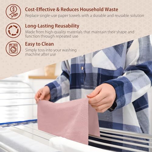 Microfiber Cleaning Cloth Roll (85 Count)