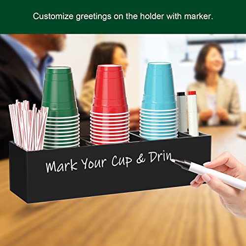 Triple Cup Holder with Marker Slot
