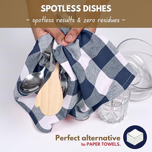4 Pack Kitchen Towel with Hanging Loop 16x26 inches