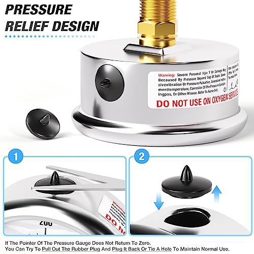 0~400Psi Stainless Steel 1