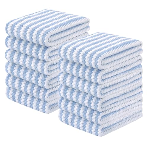 12 Pack Coral Velvet Kitchen Towels (12 Count)