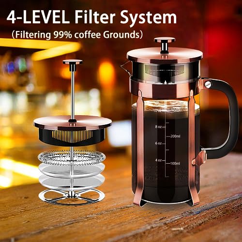 French Press Coffee Maker 304 Stainless Steel Coffee Press