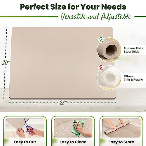Large Silicone Mat 28" x 20" Multipurpose Mat Thick Heat Resistant