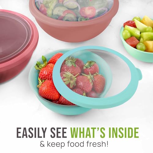 12 Piece Plastic Mixing Bowls with Leak (452.48 Count)