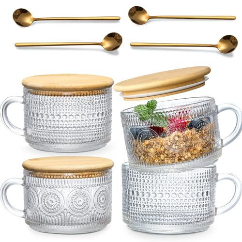 4pcs Set Vintage Coffee Mugs gifts for women (4 Count)