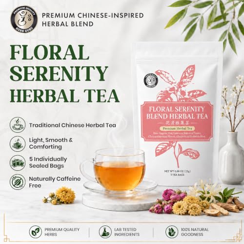 Stress Relief & Relaxation Traditional Chinese Herbal Tea for Modern Wellness
