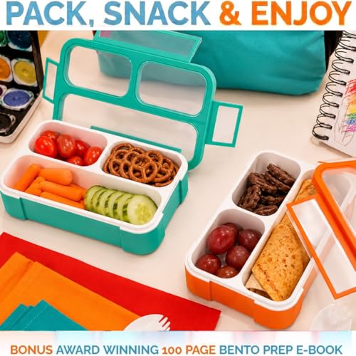 Snack Container Boxes for Kids Toddlers (2 Count)