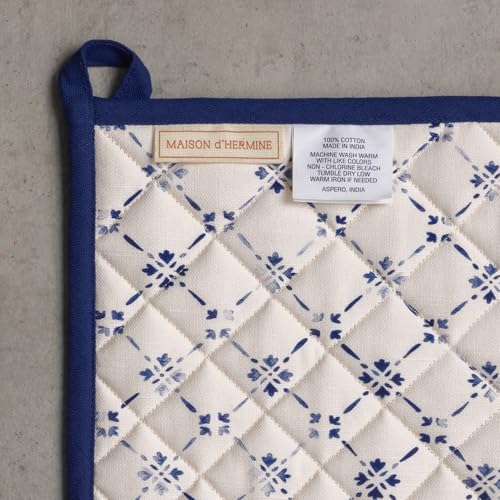 100% Cotton Oven Mitt & Pot Holder Set