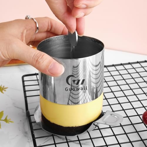 1pcs Seamless Cake Ring Mold Stainless Steel Round Mousse Mould for Baking