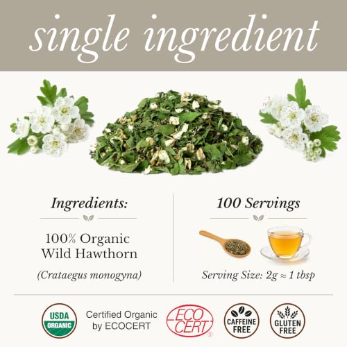 Organic Hawthorn Tea (100 Count)
