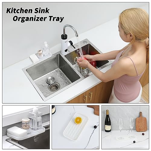 Silicone Kitchen Sink Organizer Tray for Multiple Usage