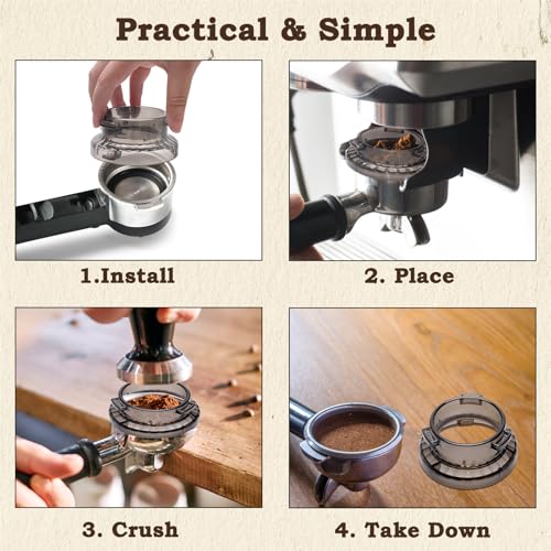 54mm Dosing Funnel Espresso Portafilter Funnel for Breville