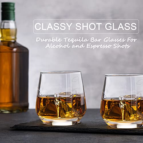 72 Pack Shot Glasses 3.25 oz Tequila Heavy Base Whiskey Tasting Glass Cups Small Liquor and Spirit Bar Shooter for Drinking Tasting Espresso Beer Juice (72 Count)