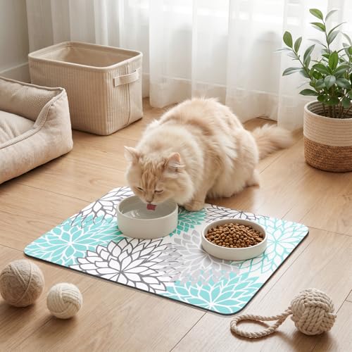2PCS 17" x 32" Dish Drying Mat & 24" x 5.5" Sink Splash Guard (2 Count)