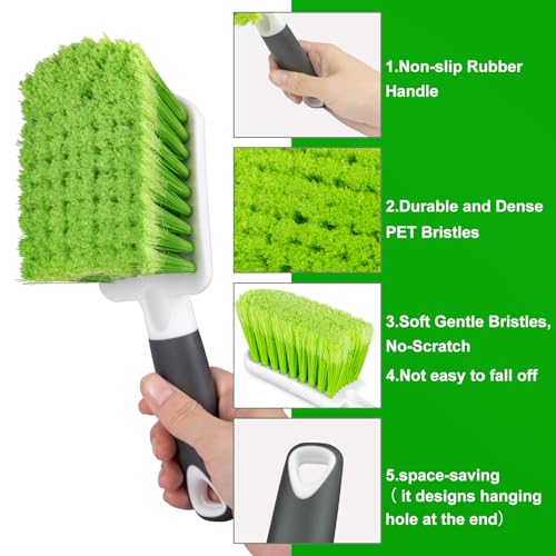 2 Pack Car Wash Brush (2 Count)