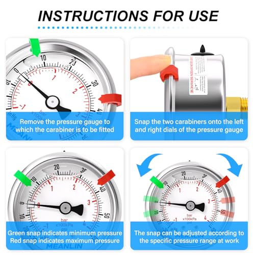 30inHG~60Psi Vacuum Pressure Gauge 1
