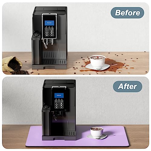Coffee Mat 12" x 19" Coffee Bar Mats for Espresso Machine Station Accessories and Organizer