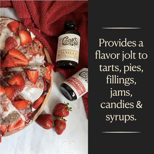 Natural Strawberry Extract for Baking (128 Fl Oz)
