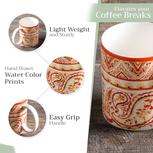 Coffee Mug with Handles Tea Cups (2 Count)