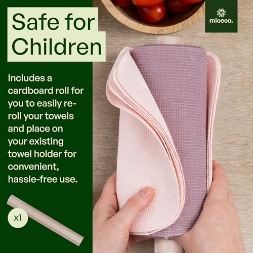 24 Pack Reusable Kitchen Paper Towels (24 Count)