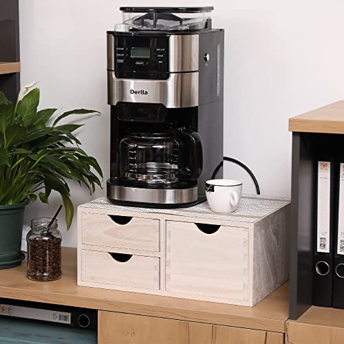 Kitchen Storage Organizer with 3 Drawers for Coffee Brew K Cup