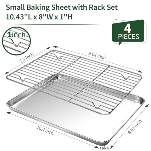 Baking Sheet with Cooling Rack Set