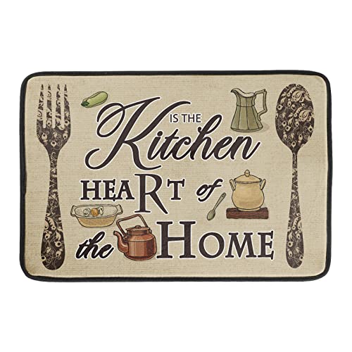 Dish Drying Mat The Kitchen is The Heart of The Home