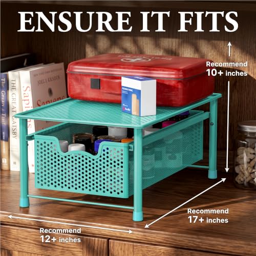 Stackable Cabinet Basket Drawer Organizer