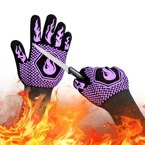 BBQ Gloves 1472F Heat Resistant Non (2 Count)