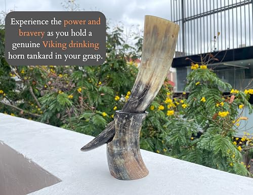 OLDEMPEROR Viking Drinking Horn