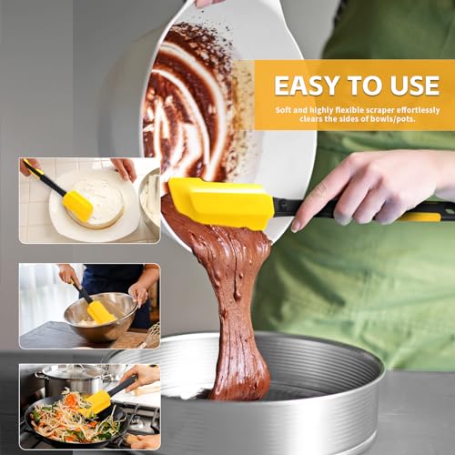 Extra Long Silicone Pastry Brush+Spatula