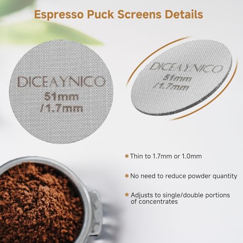 2PCS Espresso Puck Screen (2 Count)