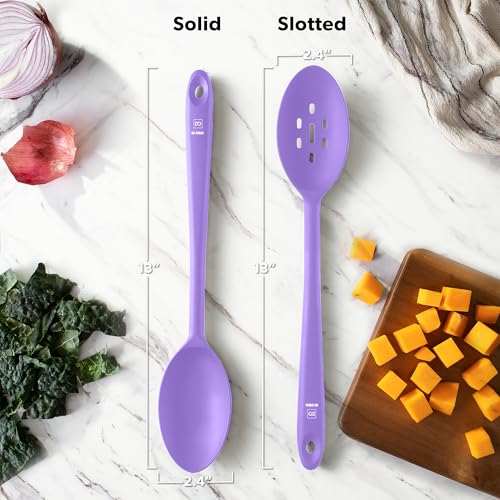 DI ORO Silicone Cooking Spoons (2 Count)
