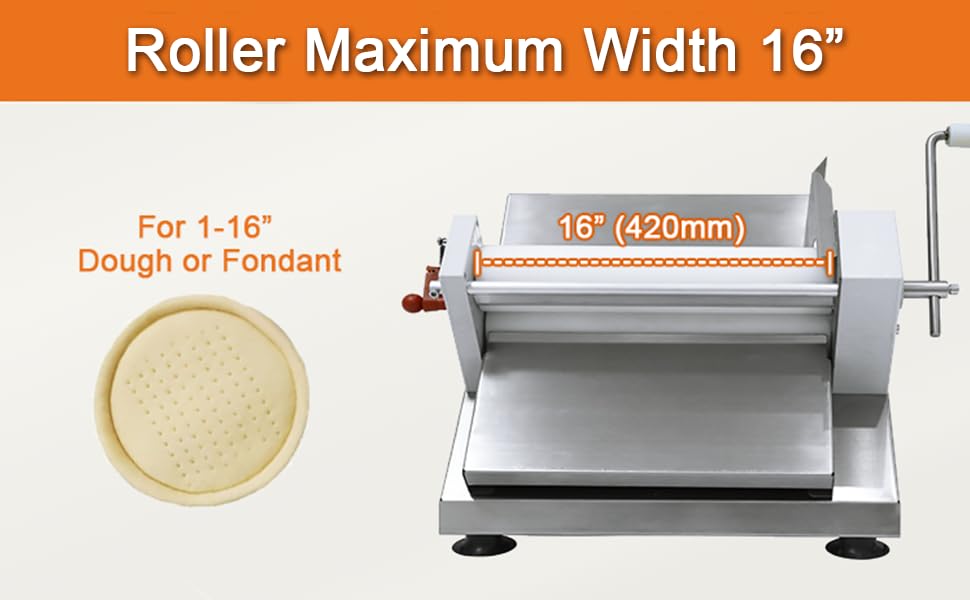 Manual Fondant Dough Sheeter