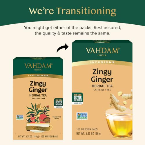 Ginger Tea 100 Teabags (100 Count)