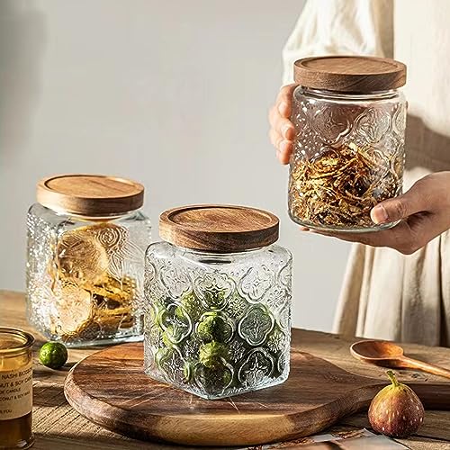 Vintage Glass Airtight Storage Jar