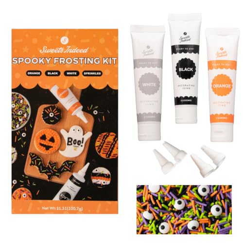 Halloween Frosting Decorating Kit with Sprinkles